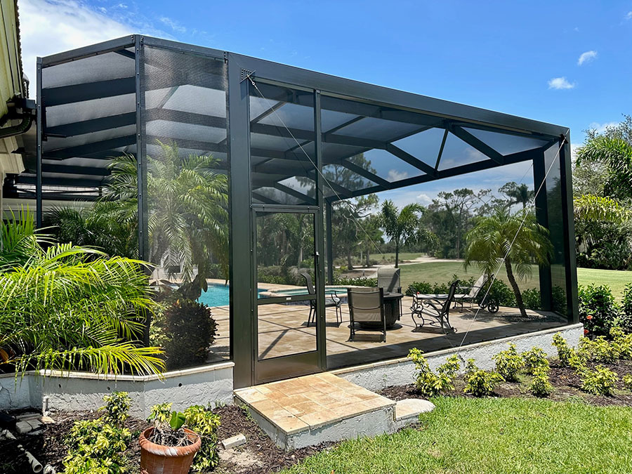 screen pool enclosure